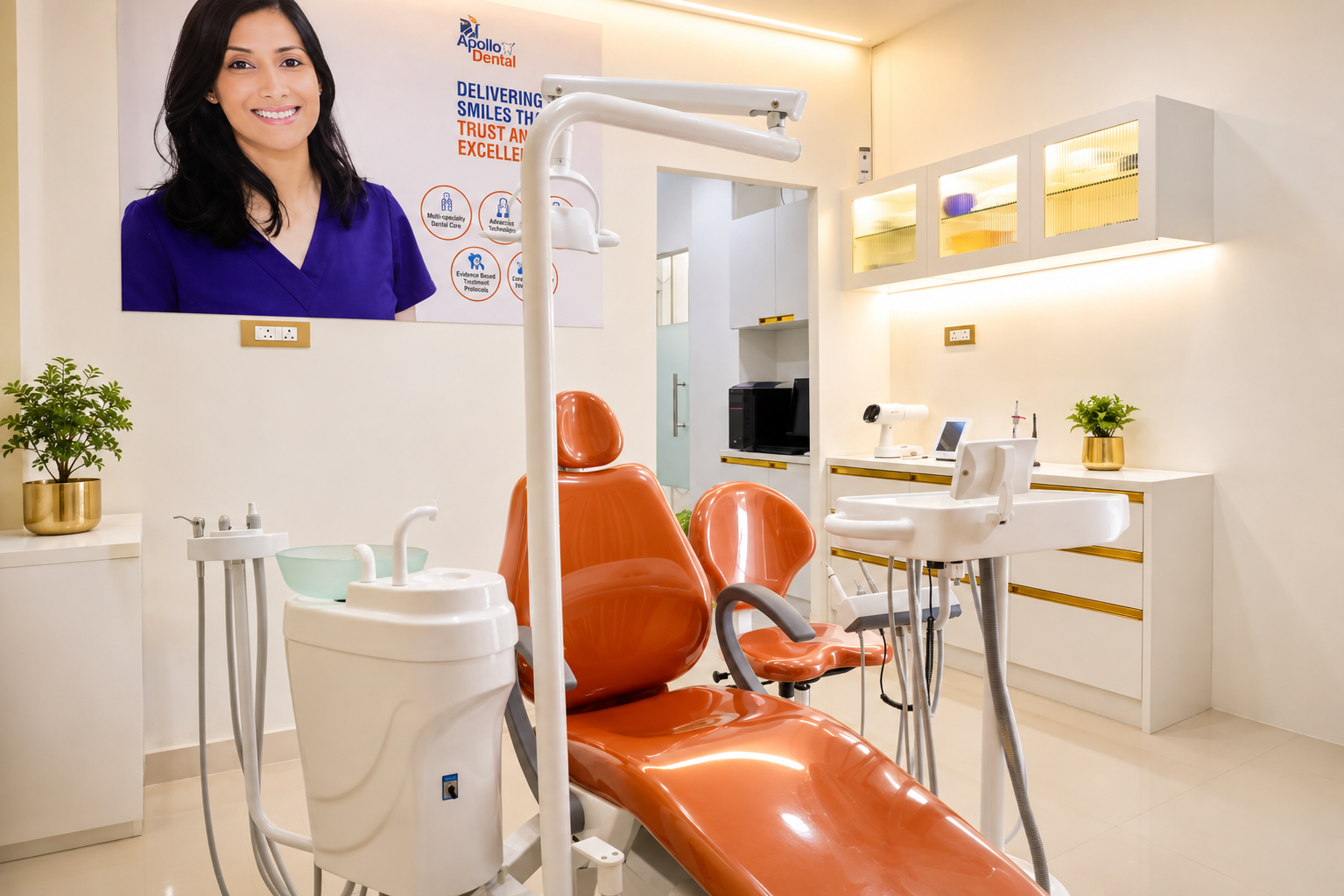 Modern dental equipment at a clinic in Cuddalore